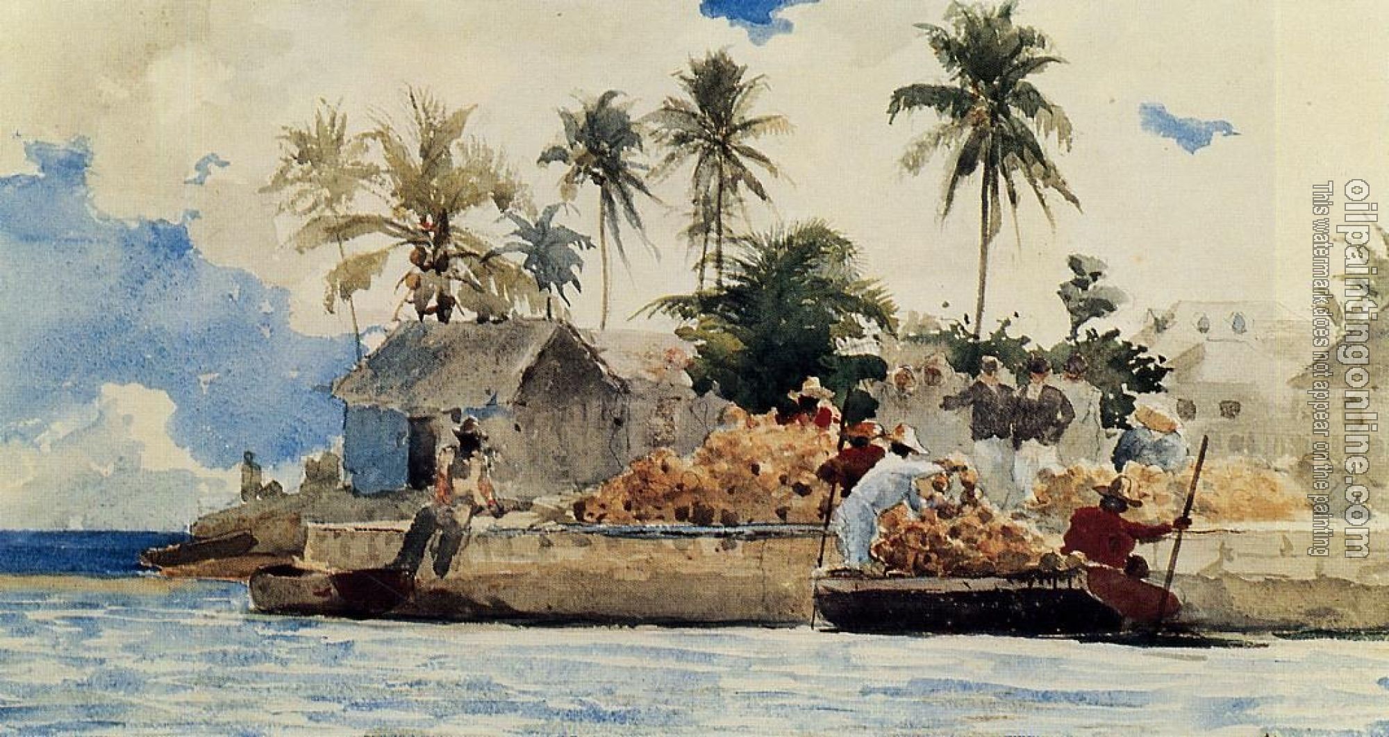 Homer, Winslow - Sponge Fishing, Nassau